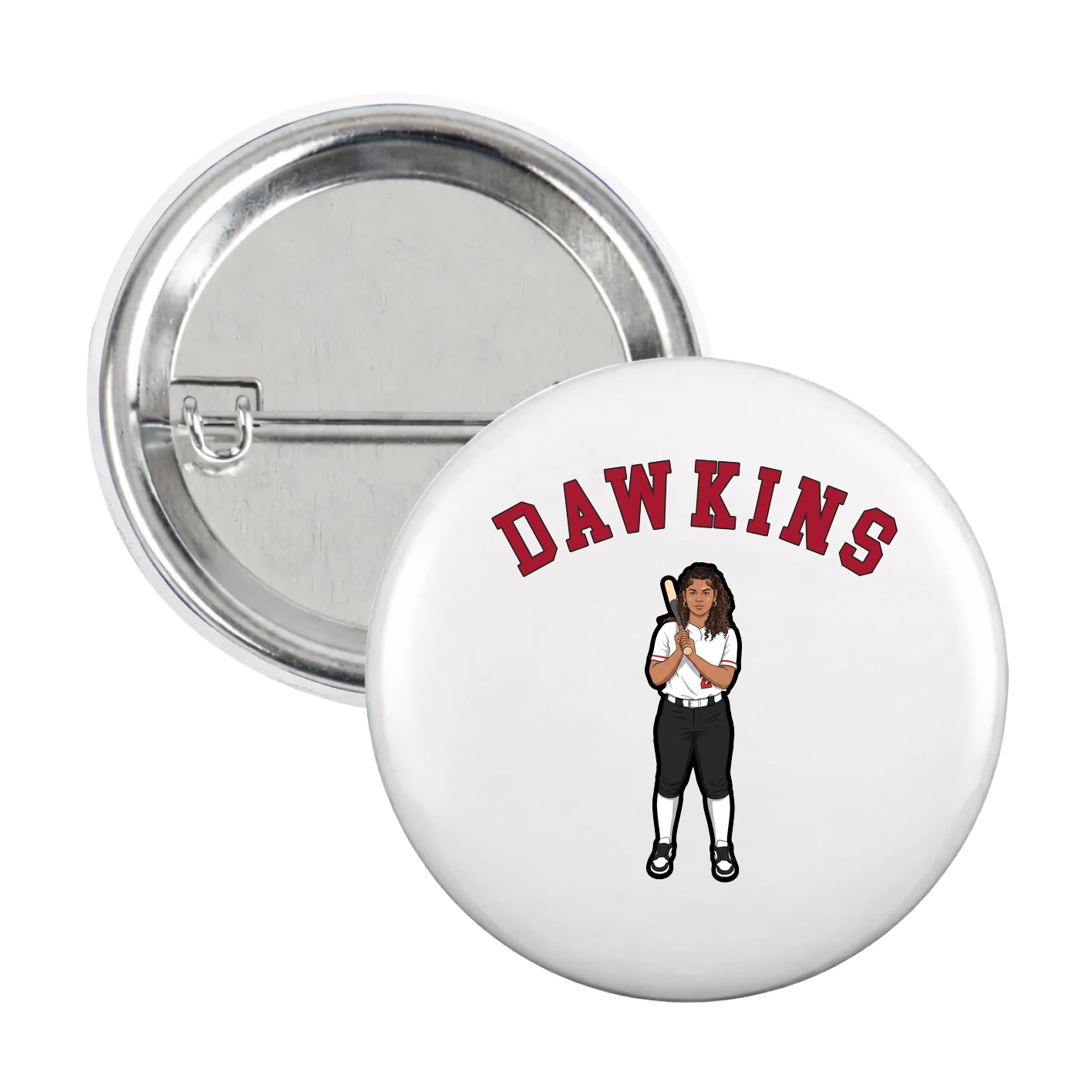 Game Day Button — Shirsey Arch in White
