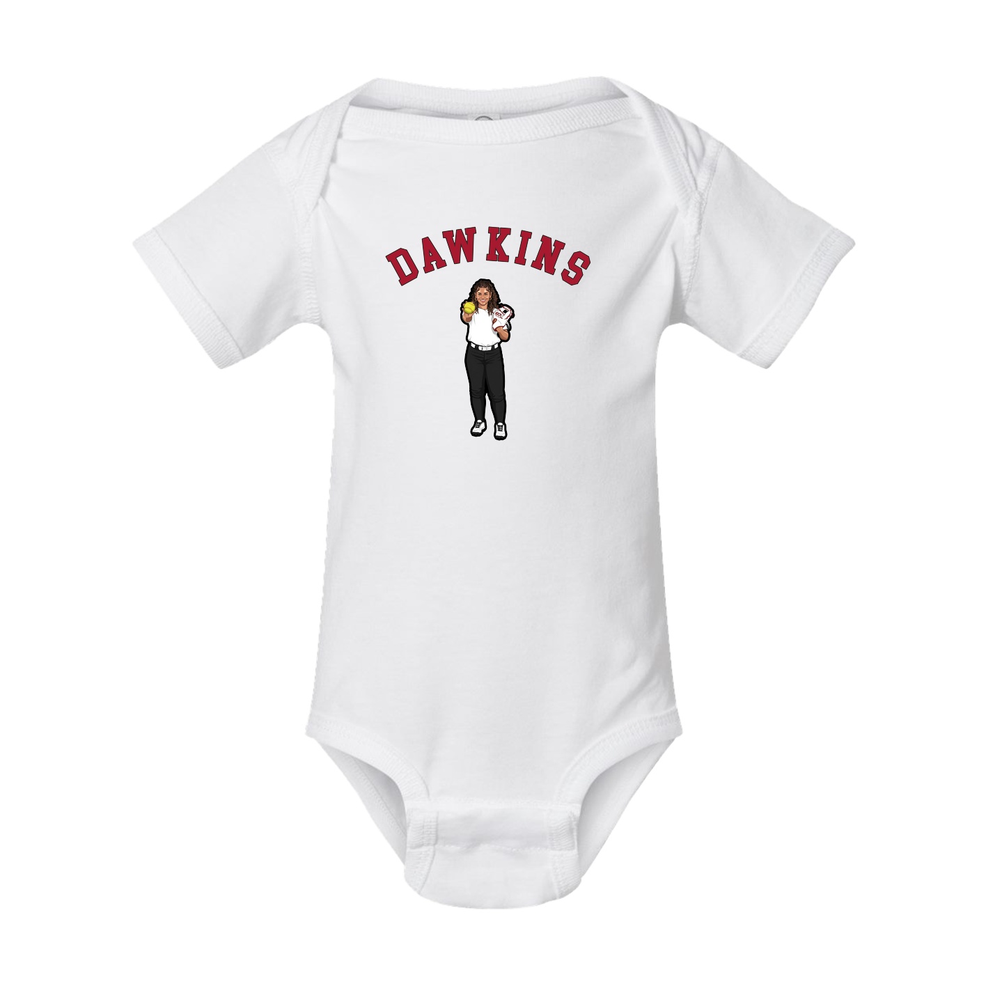 Baby Onesie — Shirsey Arch in White
