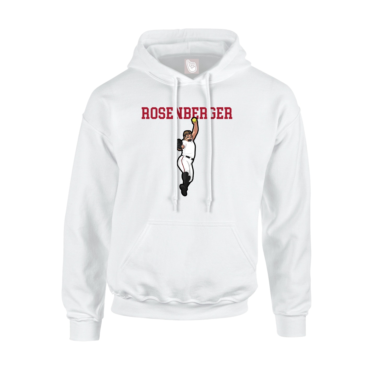 Hoodie — Shirsey in White