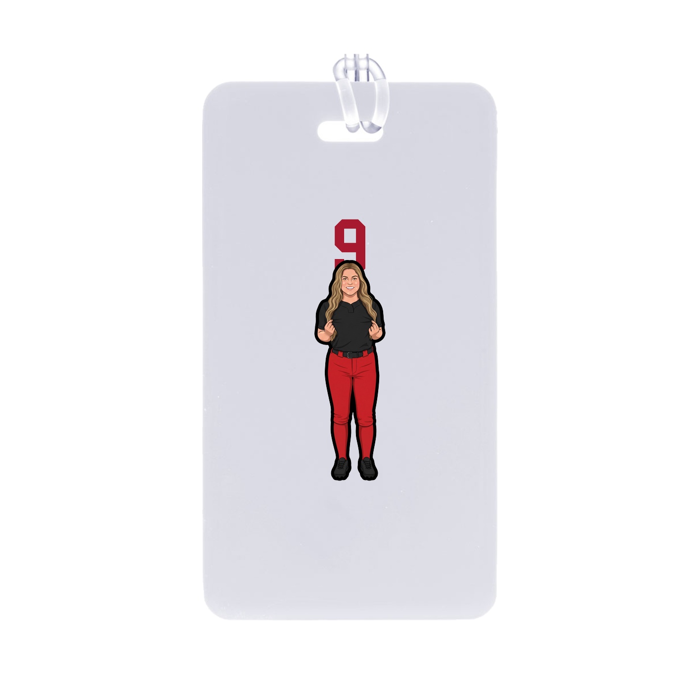 Bag Tag — Number Top in Classic