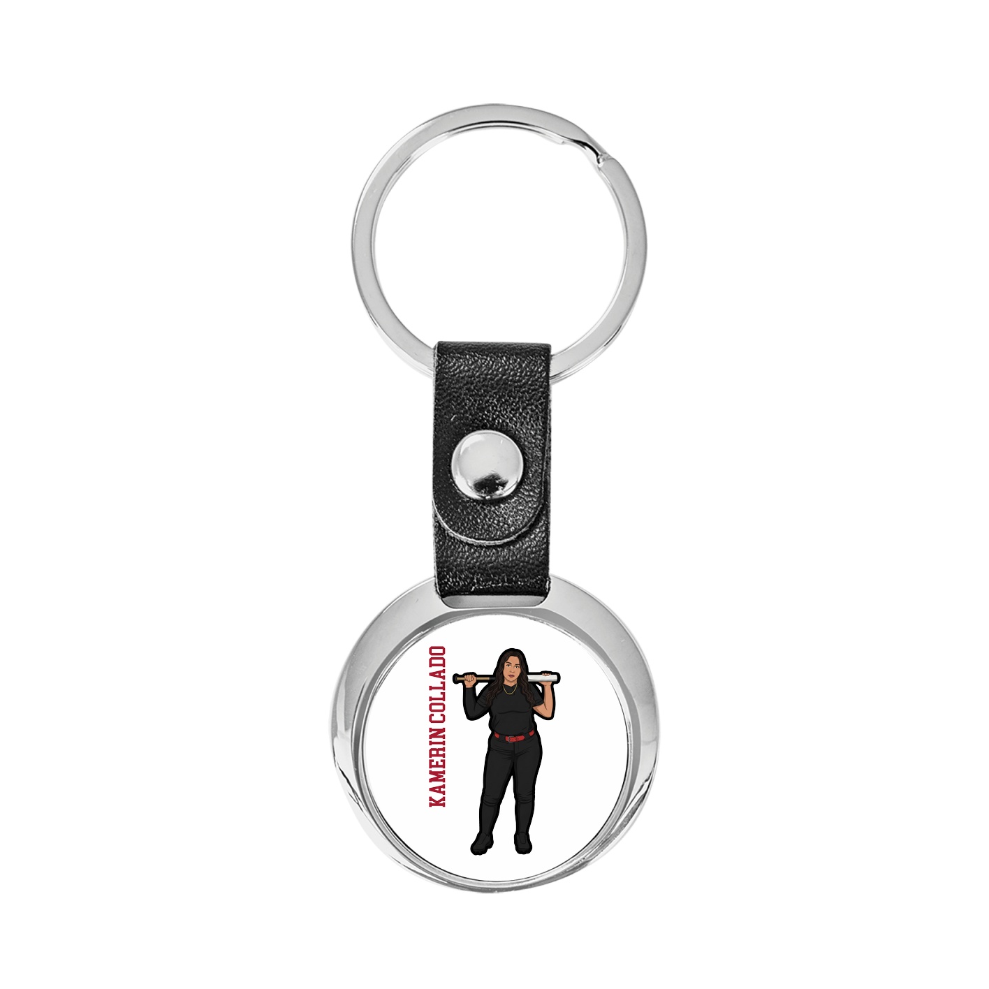 Key Chain — Name Vertical in Classic