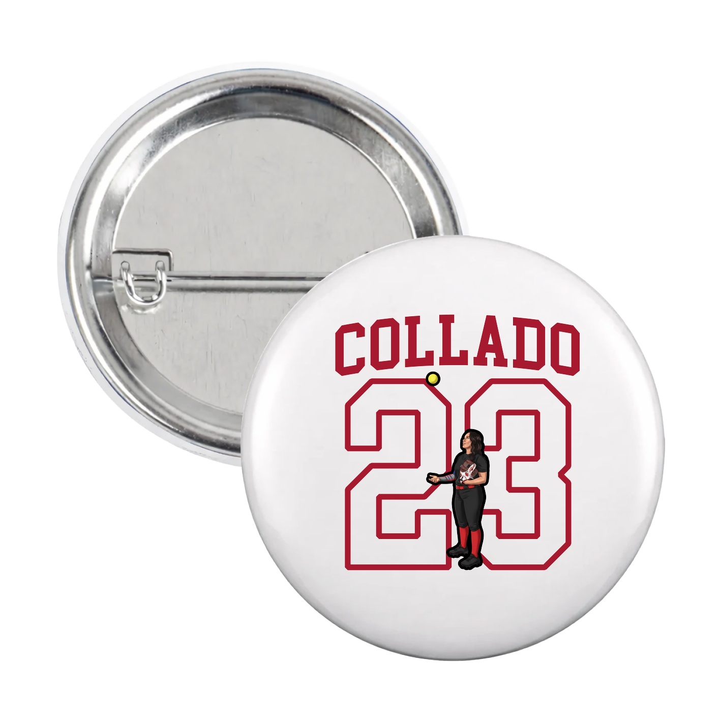 Game Day Button — Shirsey in White