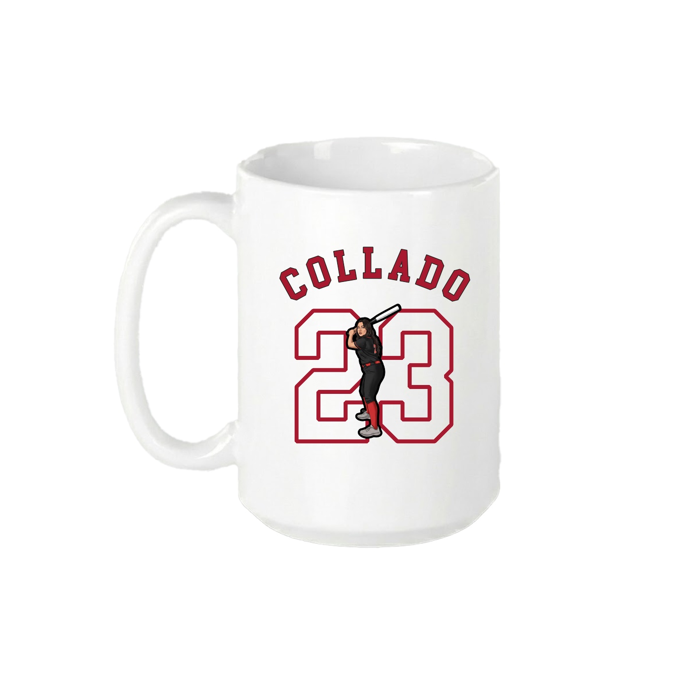 15oz Coffee Mug — Shirsey Arch in White