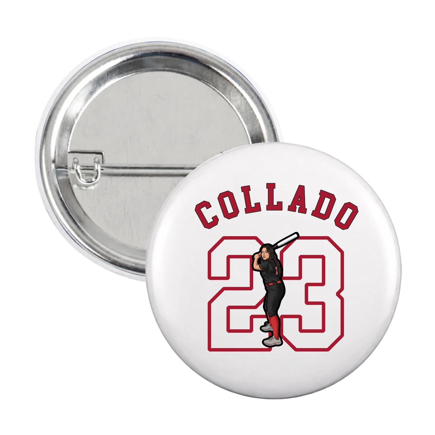 Game Day Button — Shirsey Arch in White