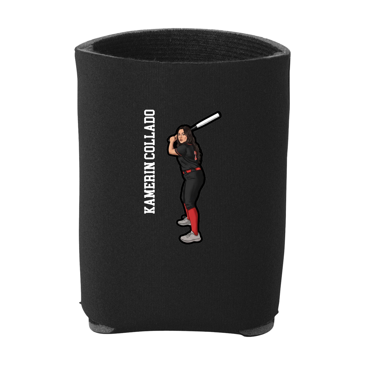Can Holder — Name Vertical in Black