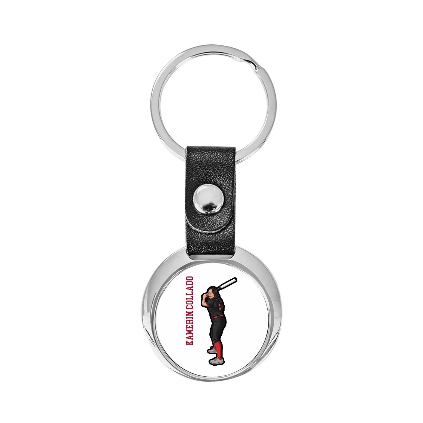 Key Chain — Name Vertical in Classic