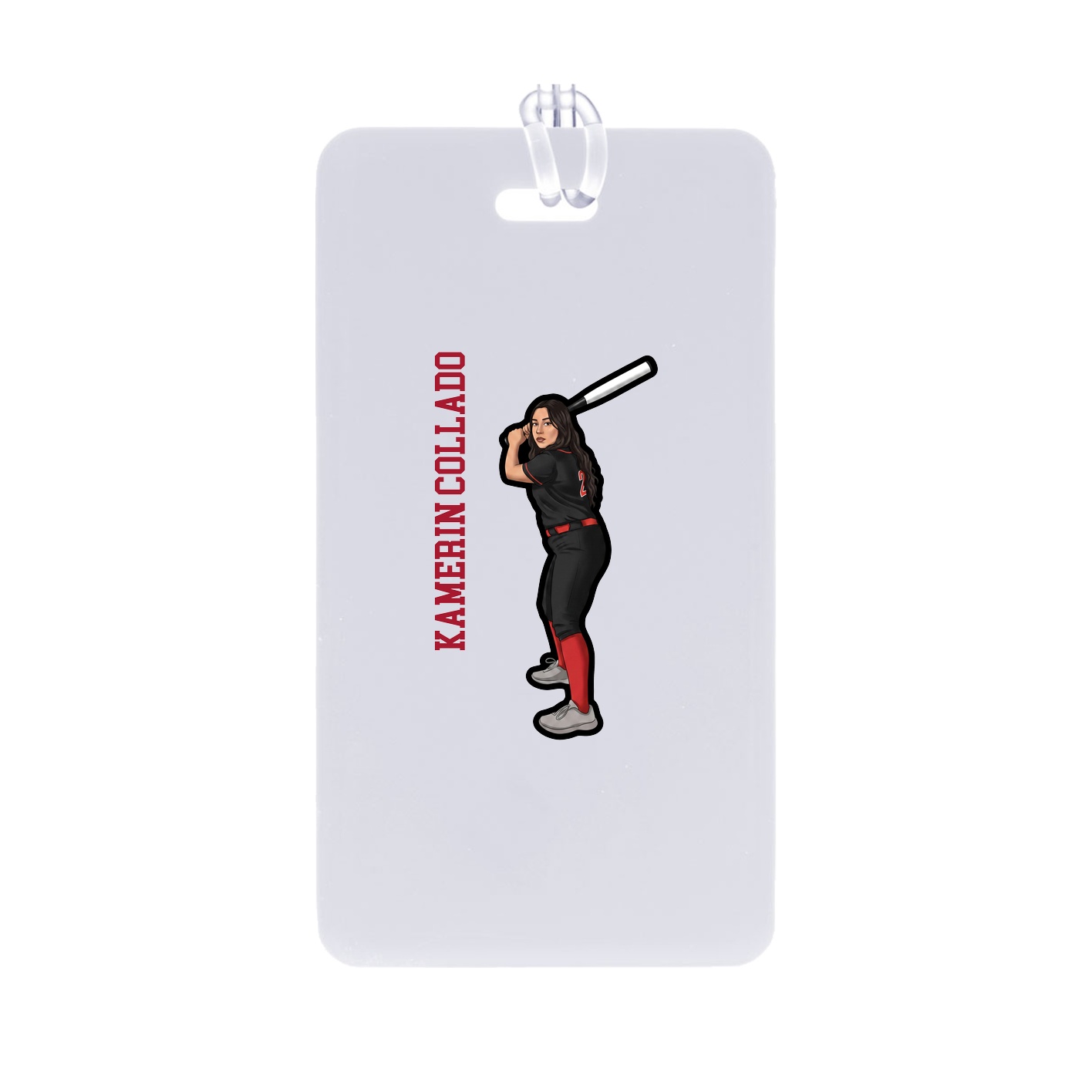 Bag Tag — Name Vertical in Classic