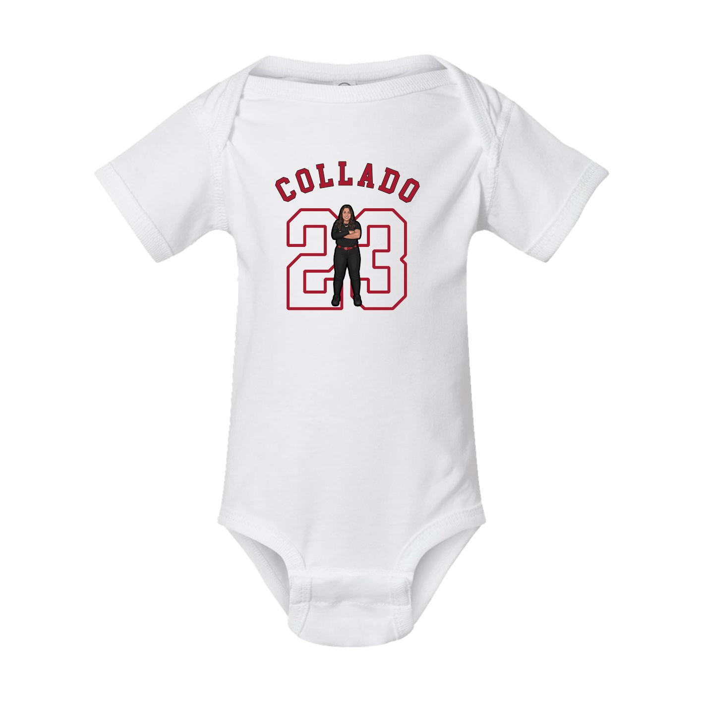 Baby Onesie — Shirsey Arch in White