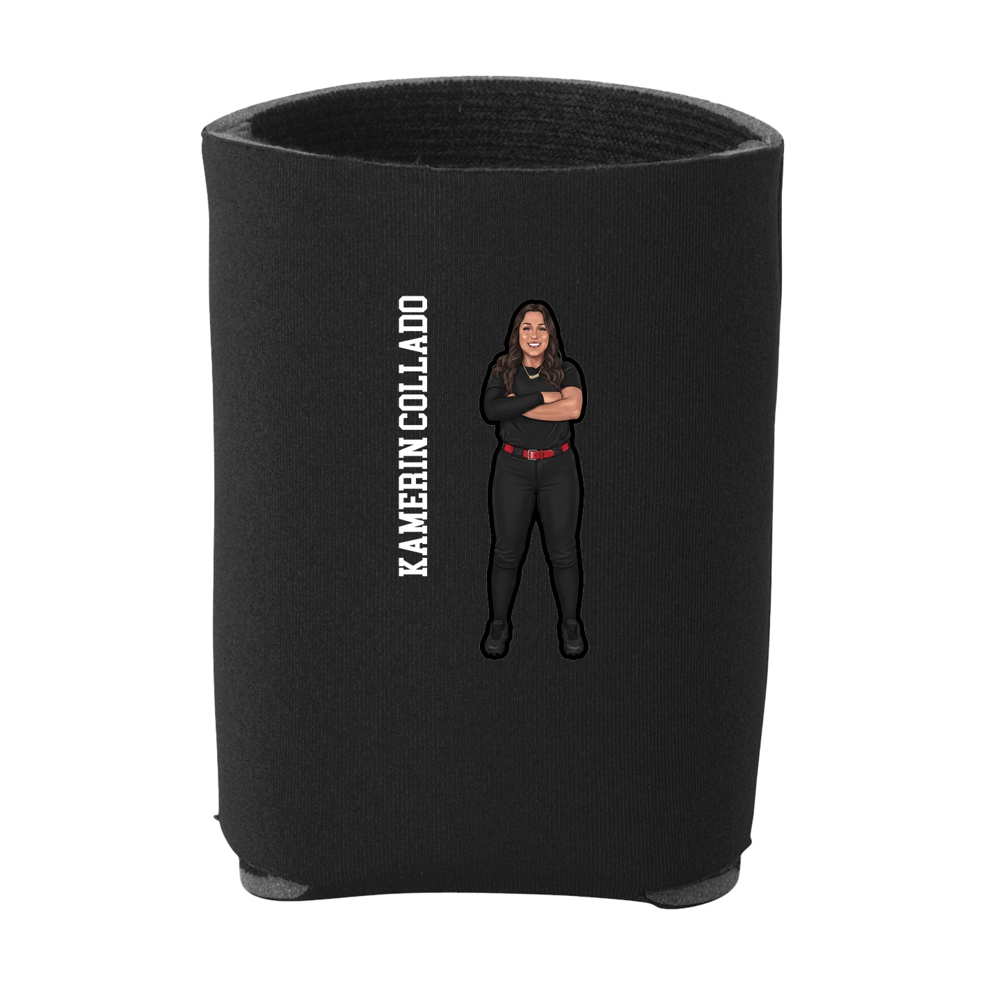 Can Holder — Name Vertical in Black