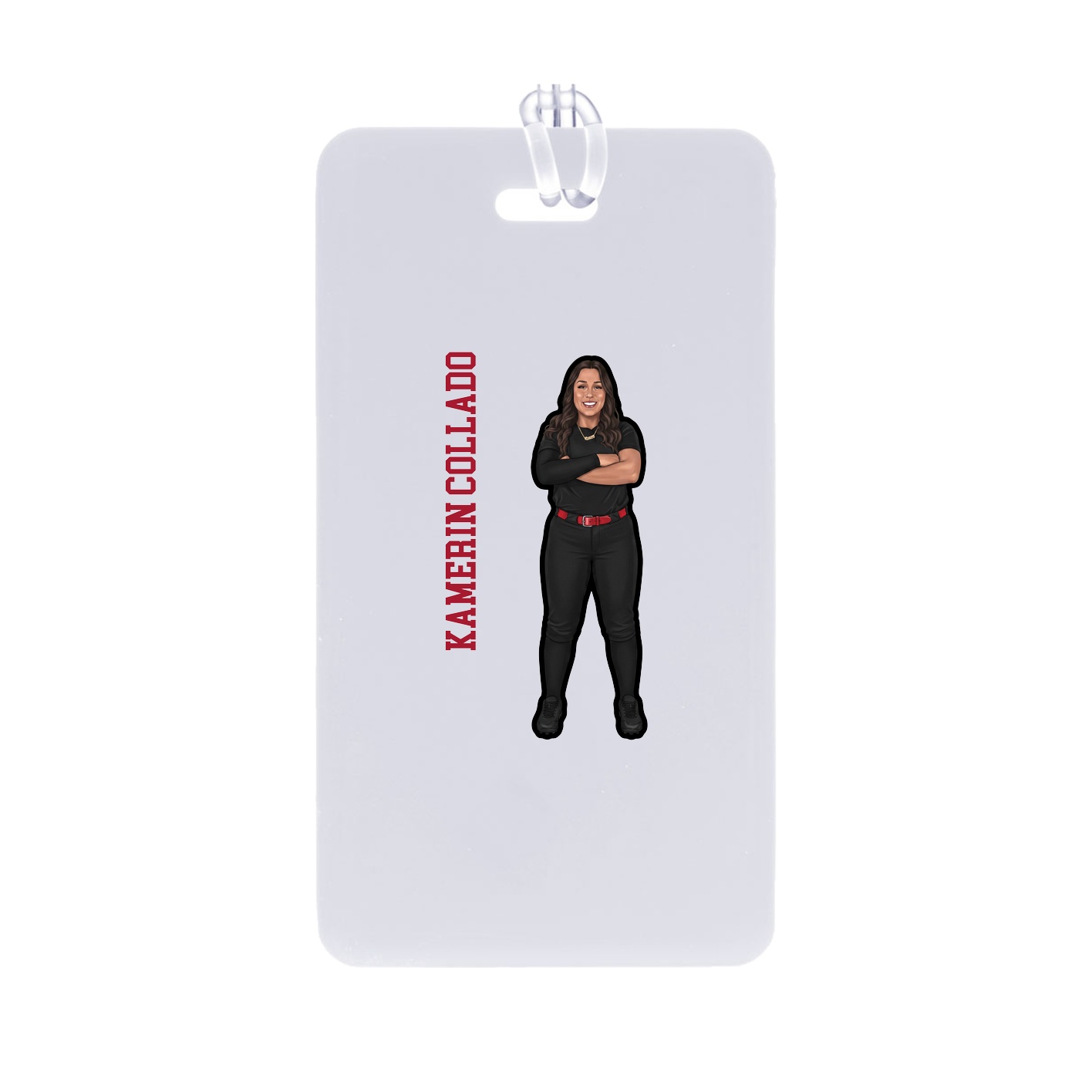 Bag Tag — Name Vertical in Classic