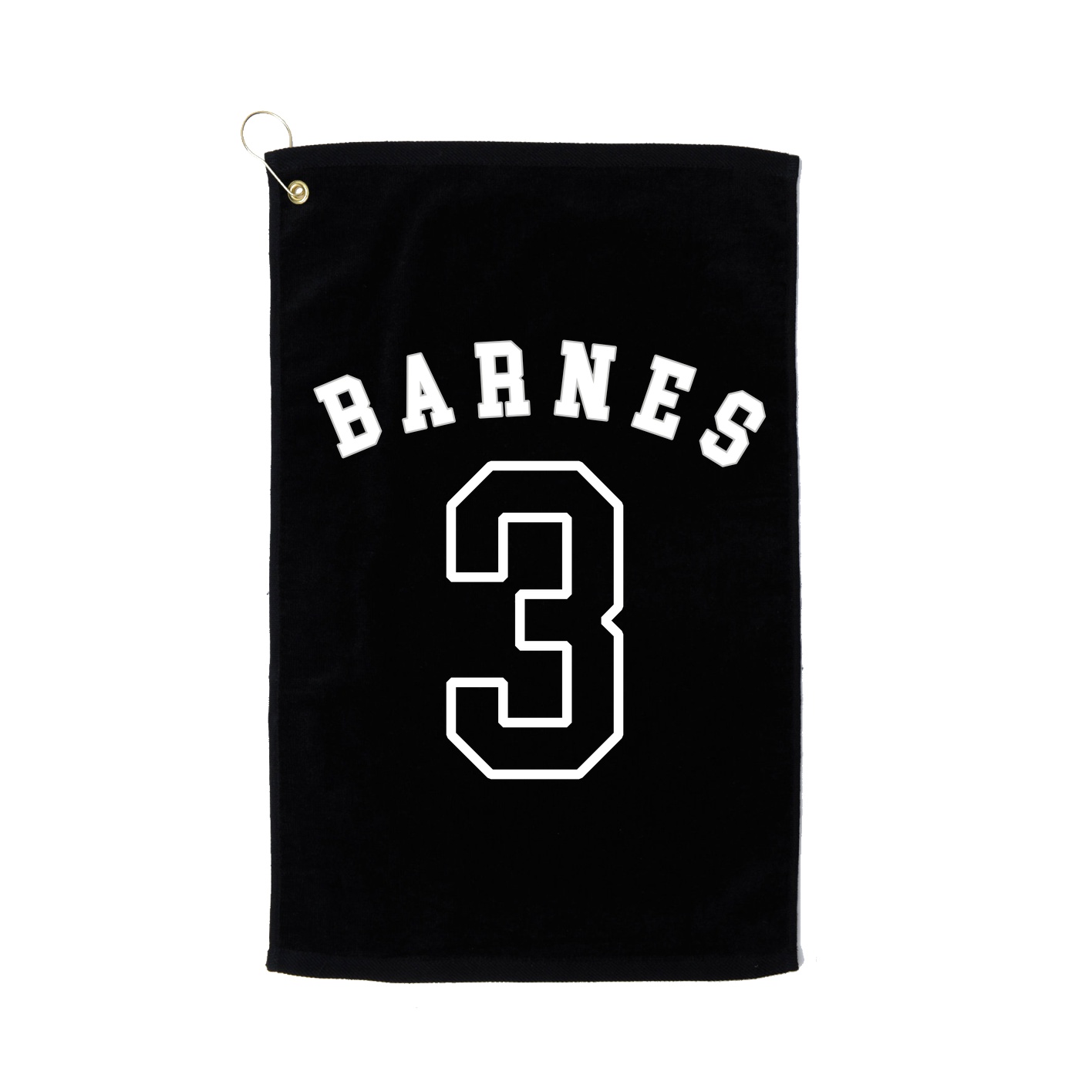 Golf Towel — Shirsey Arch in Black