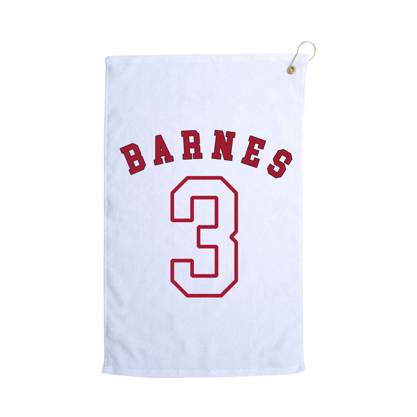 Golf Towel — Shirsey Arch in White