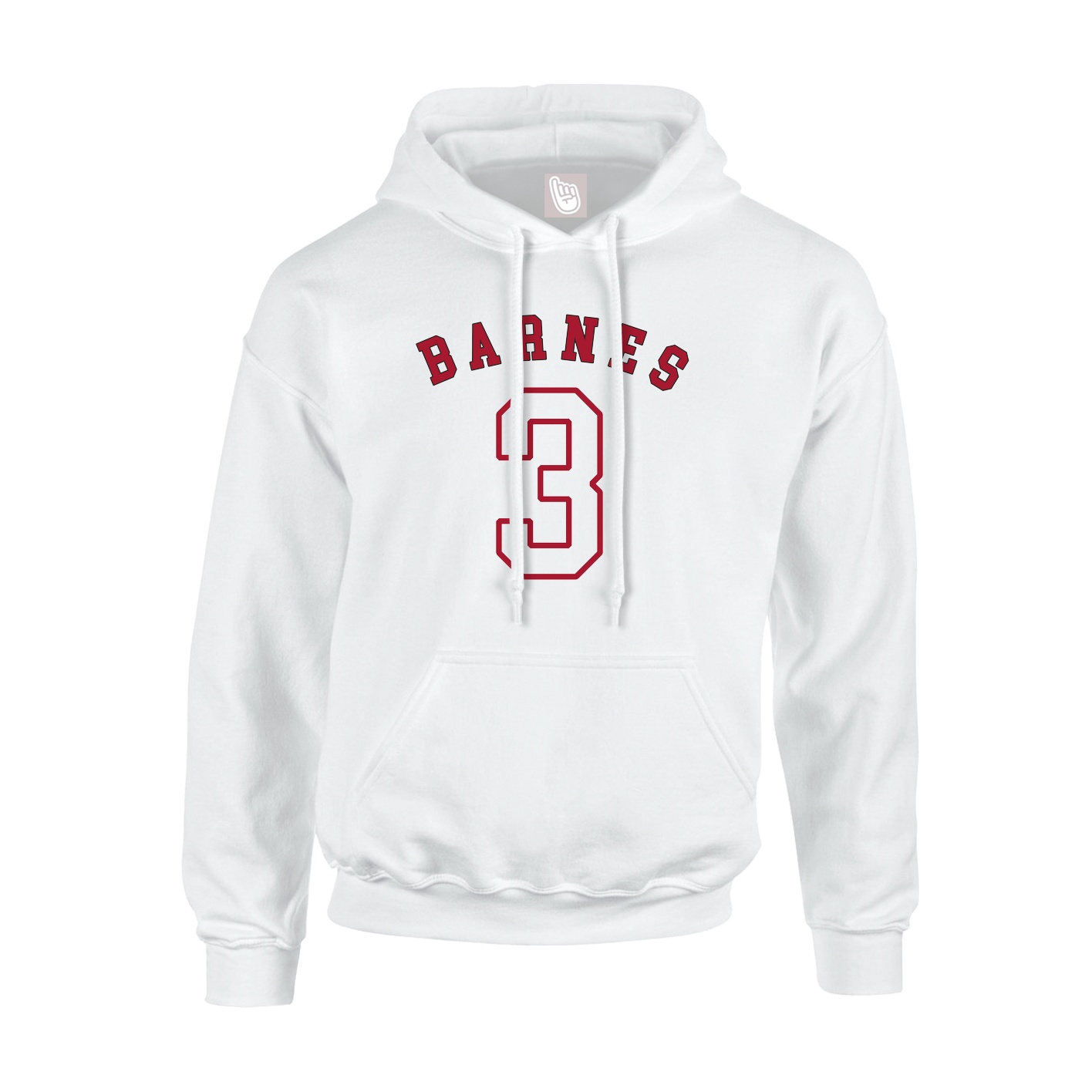 Hoodie — Shirsey Arch in White