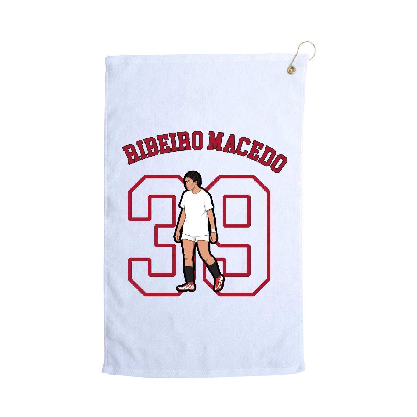Golf Towel — Shirsey Arch in White