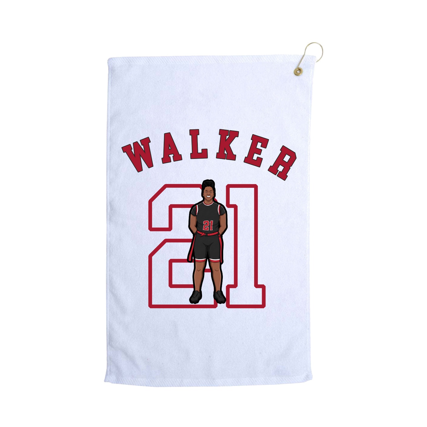 Golf Towel — Shirsey Arch in White