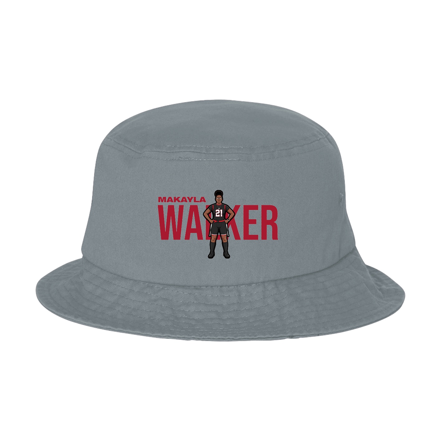 Bucket Cap — Player Name in Grey