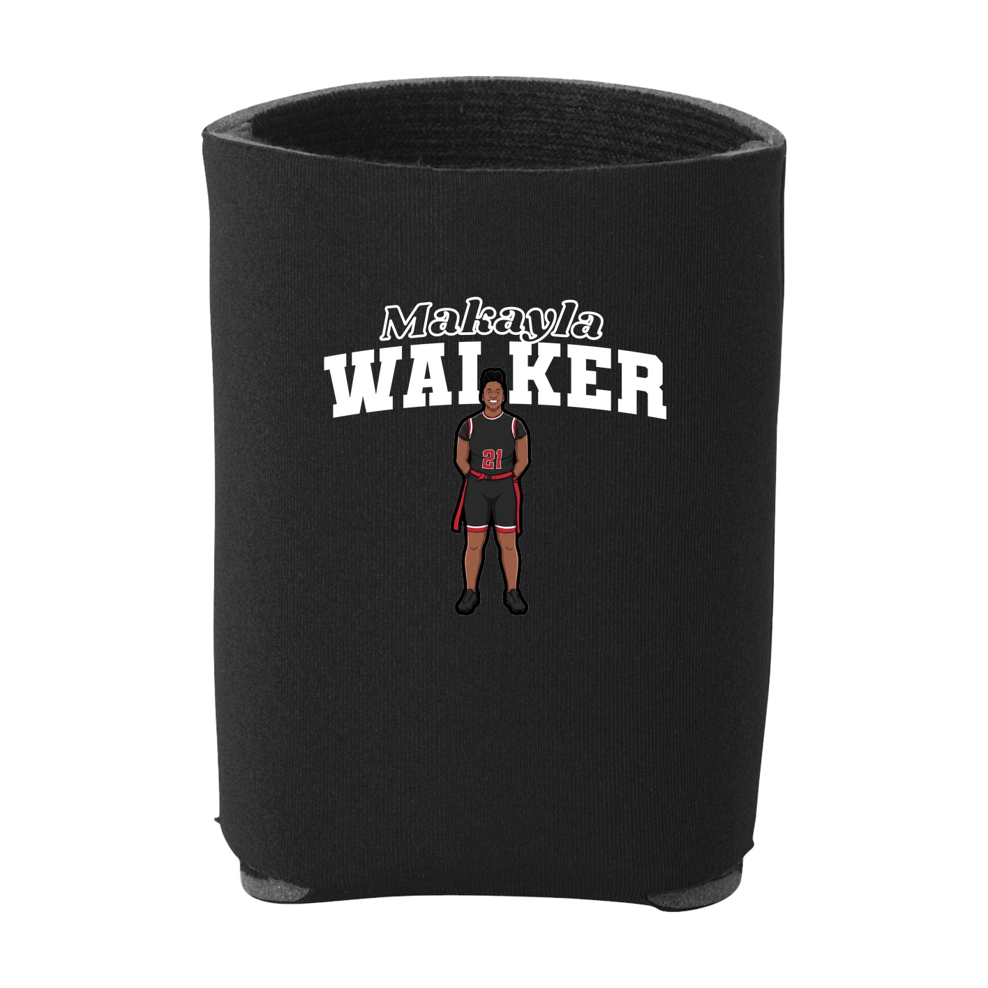 Can Holder — Name Arch in Black