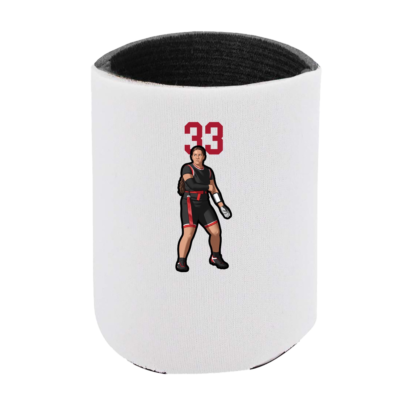 Can Holder — Number Top in White