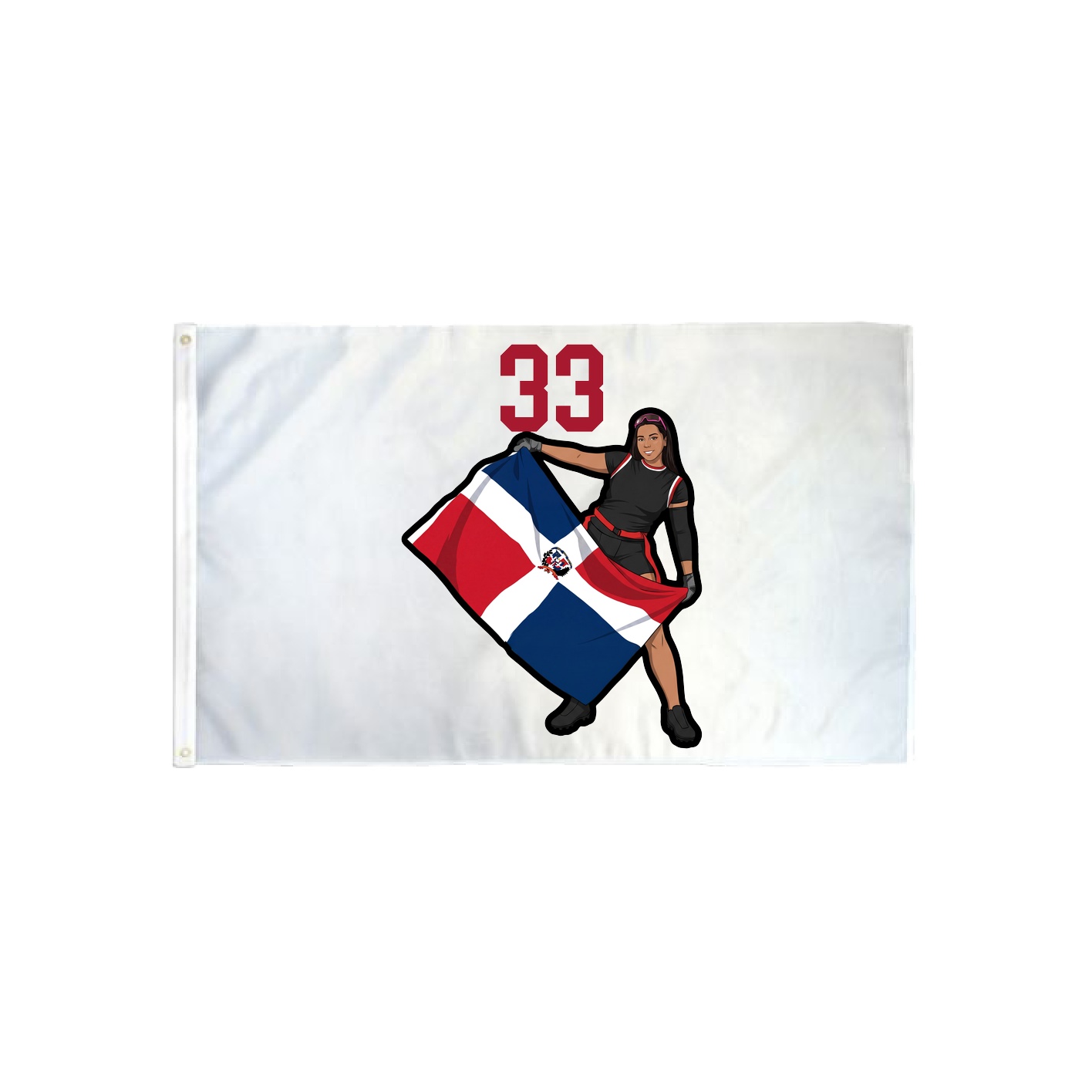 3x5 Flag — Number Top in Classic