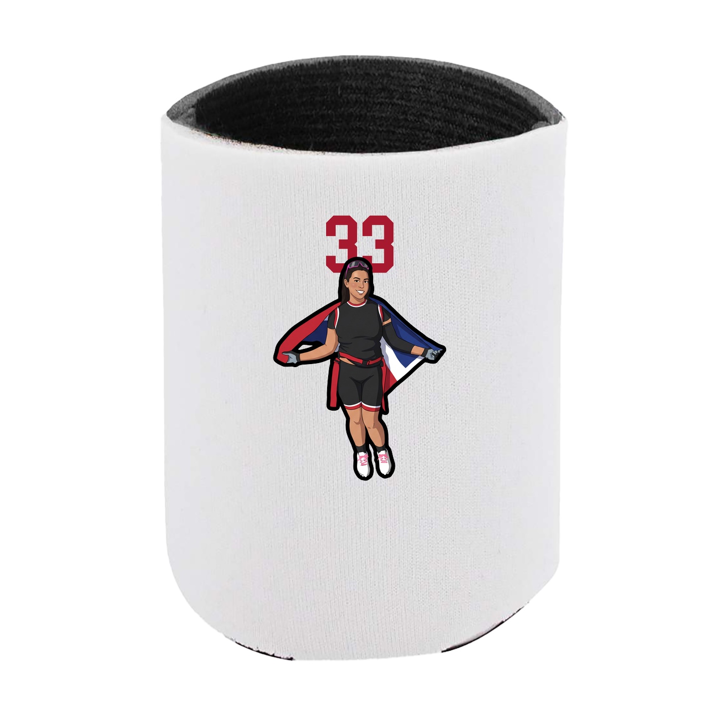 Can Holder — Number Top in White