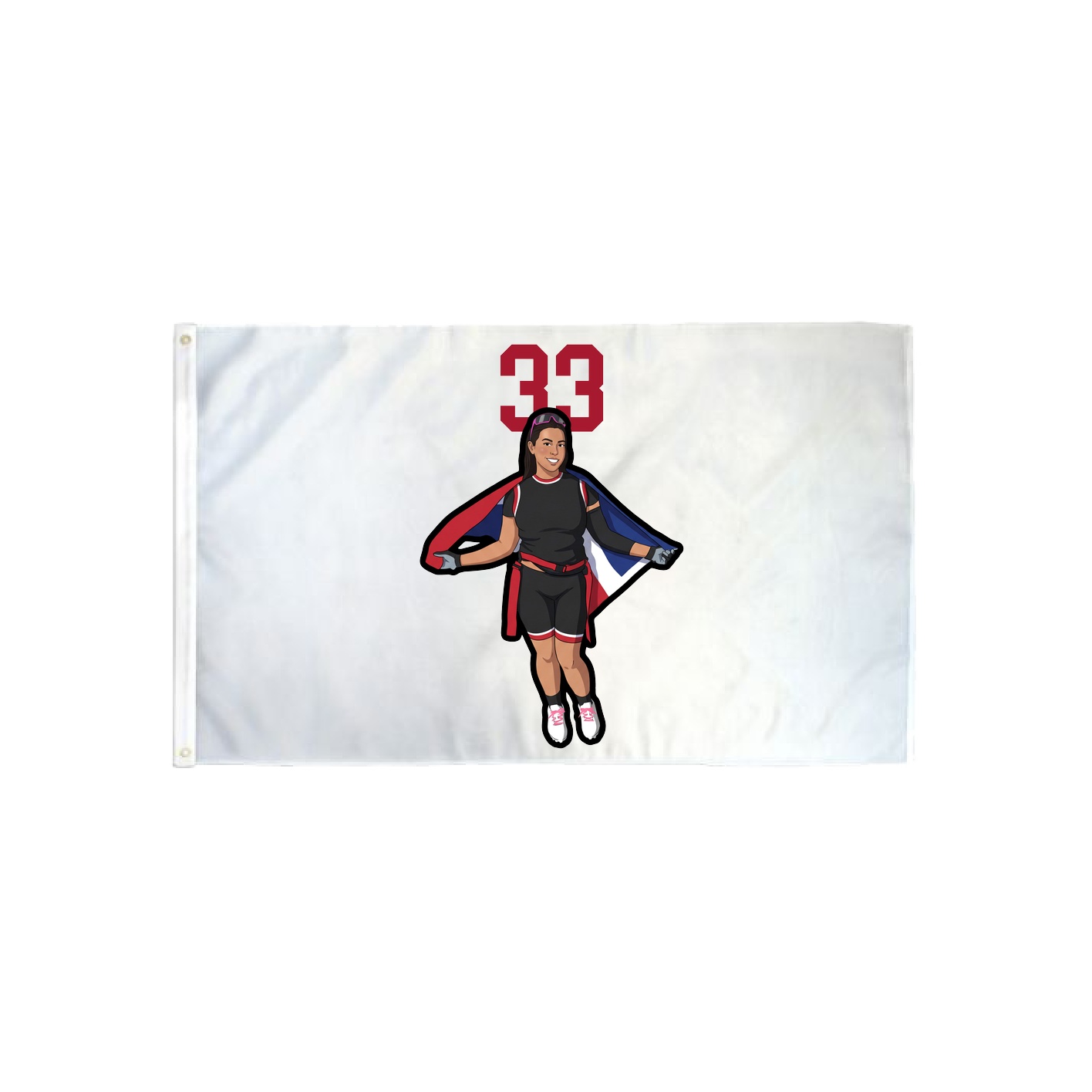 3x5 Flag — Number Top in Classic