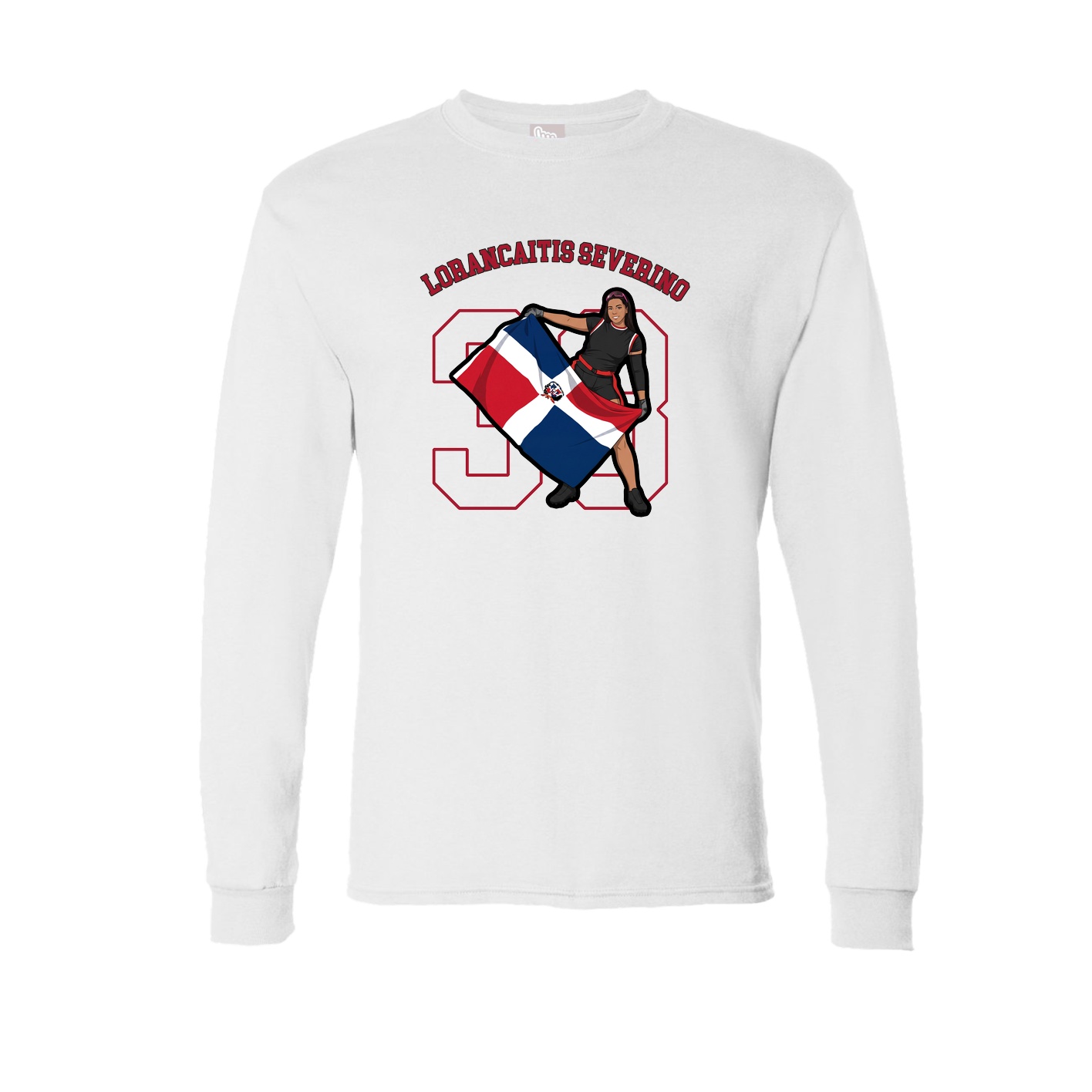 Long Sleeve Tee — Shirsey Arch in White