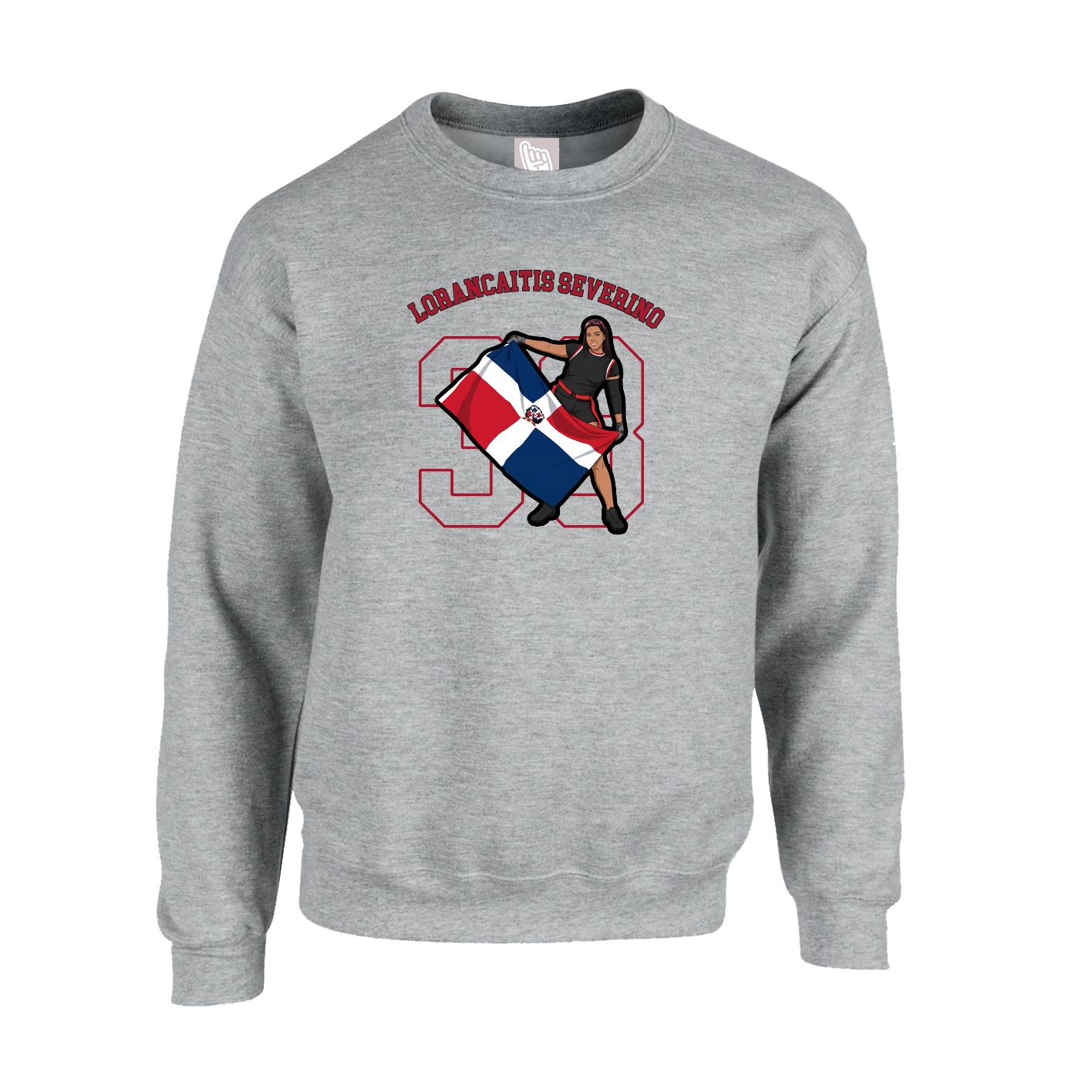 Fleece Crew — Shirsey Arch in Grey