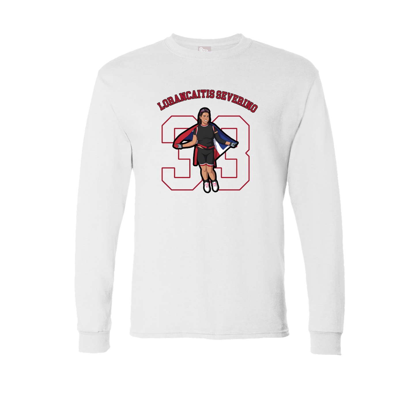 Long Sleeve Tee — Shirsey Arch in White