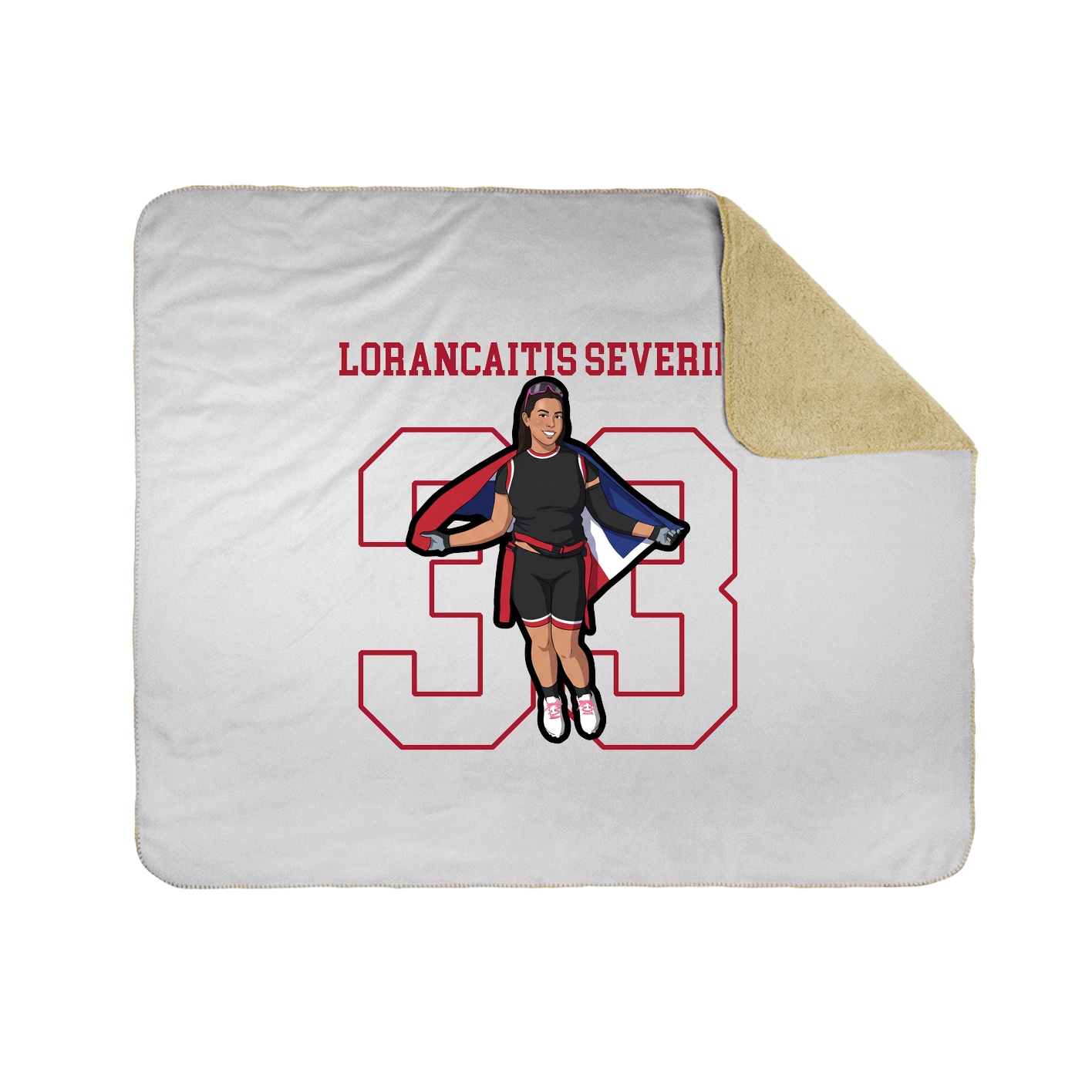 Throw Blanket — Shirsey in White