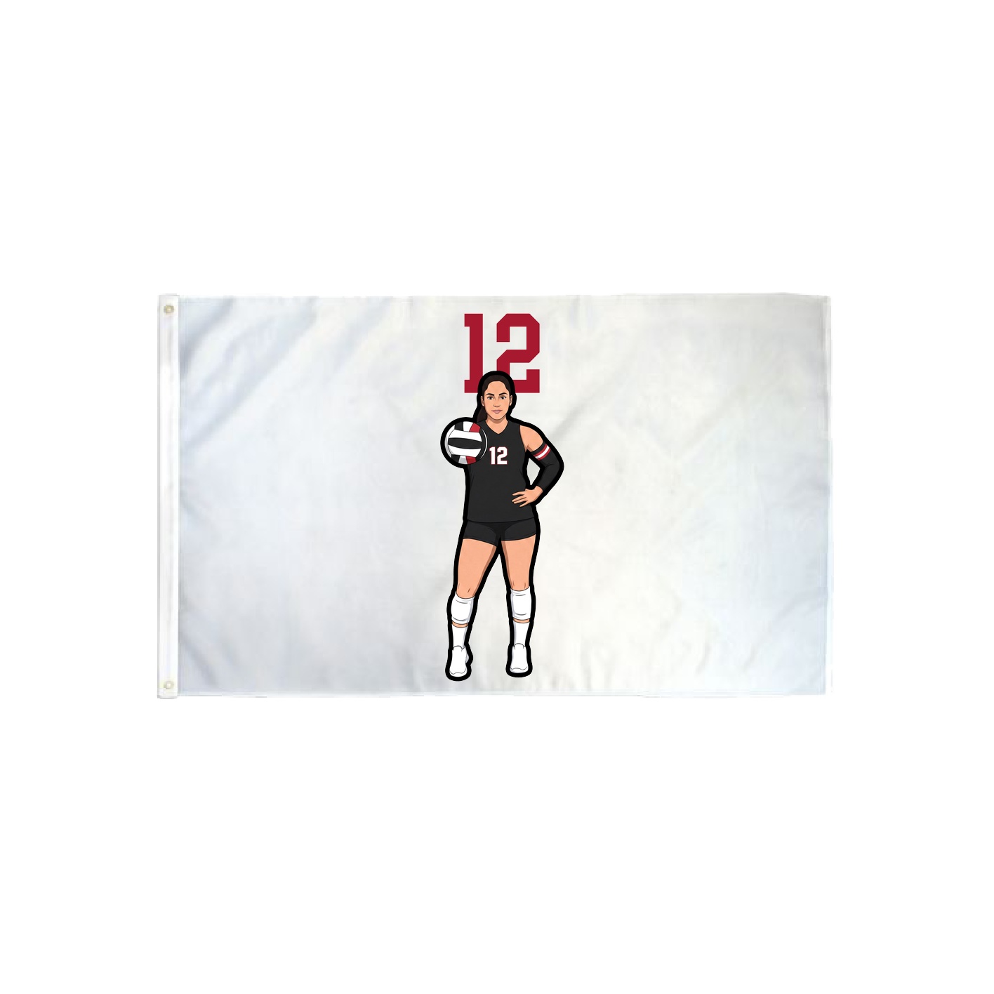 3x5 Flag — Number Top in Classic