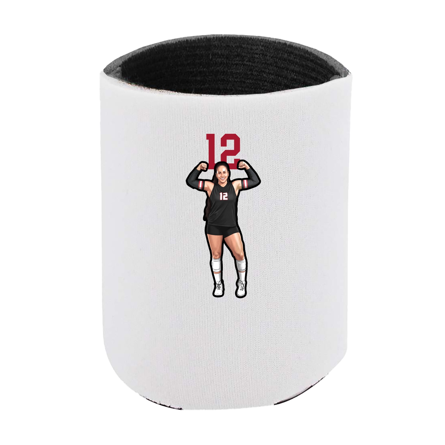 Can Holder — Number Top in White