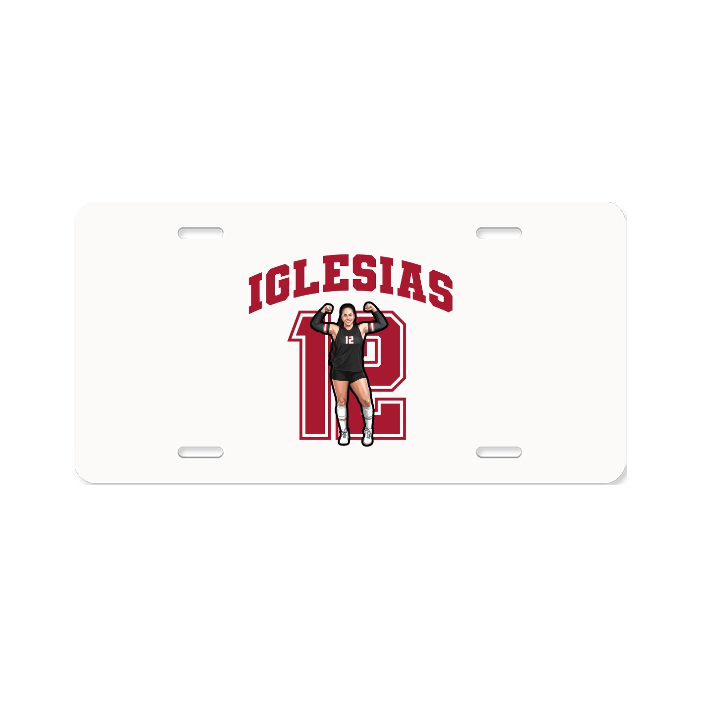 License Plate — Number in Classic