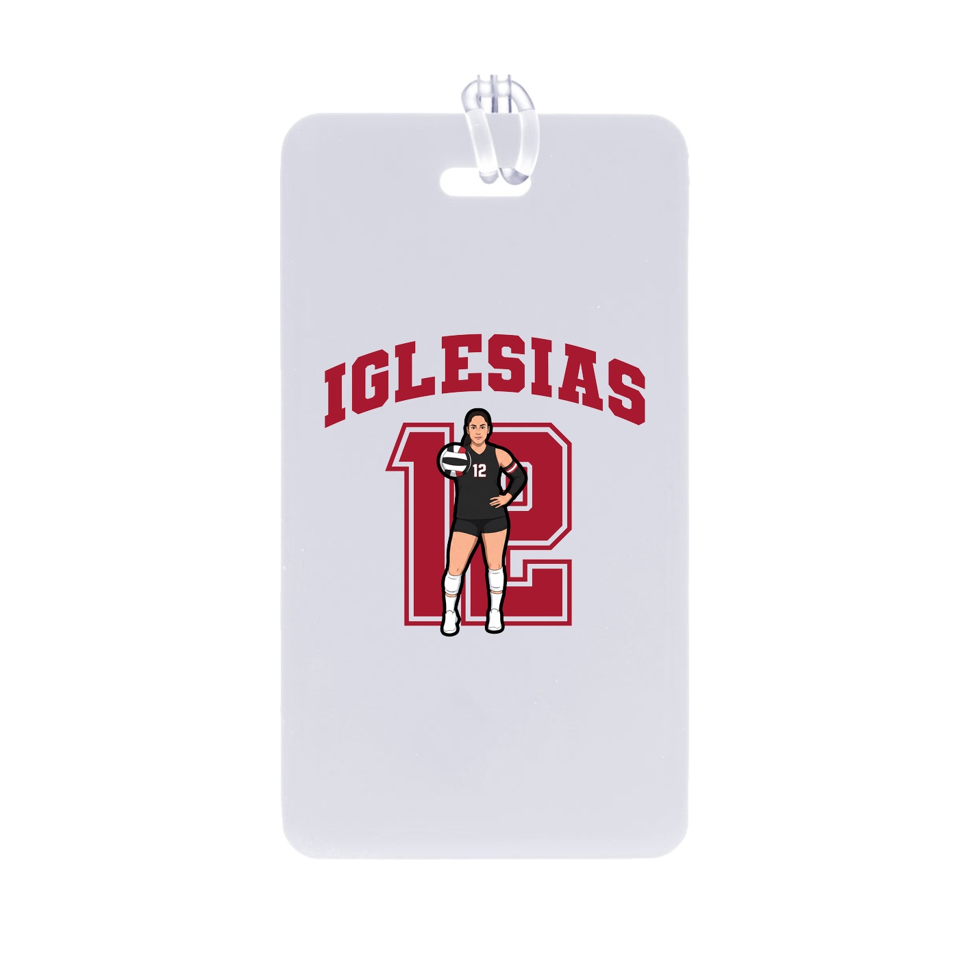 Bag Tag — Number in Classic