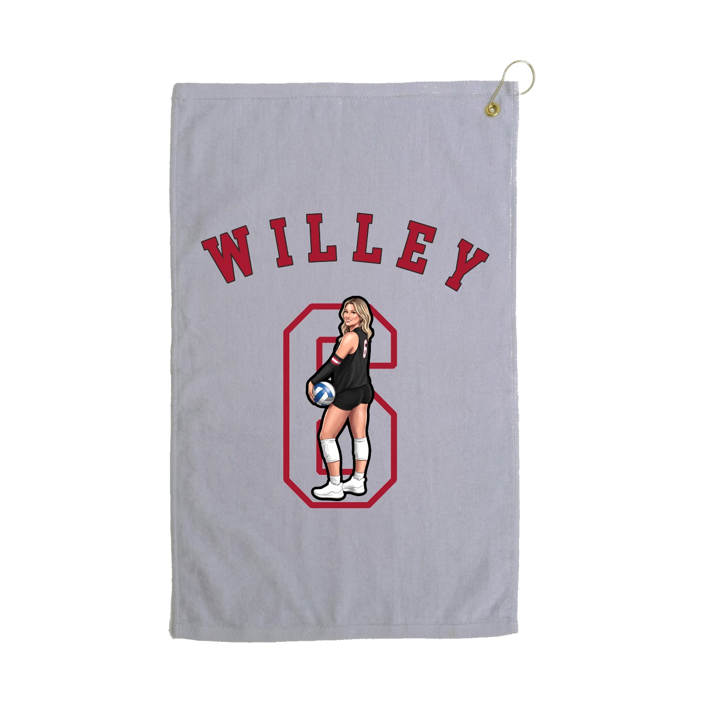 Golf Towel — Shirsey Arch in Grey