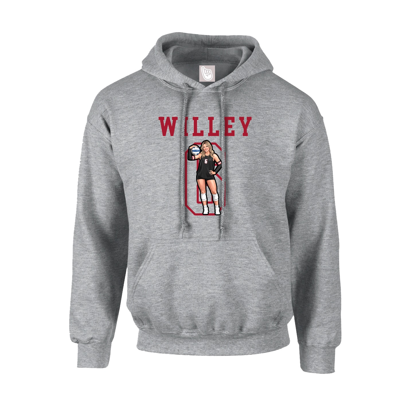 Hoodie — Shirsey in Grey