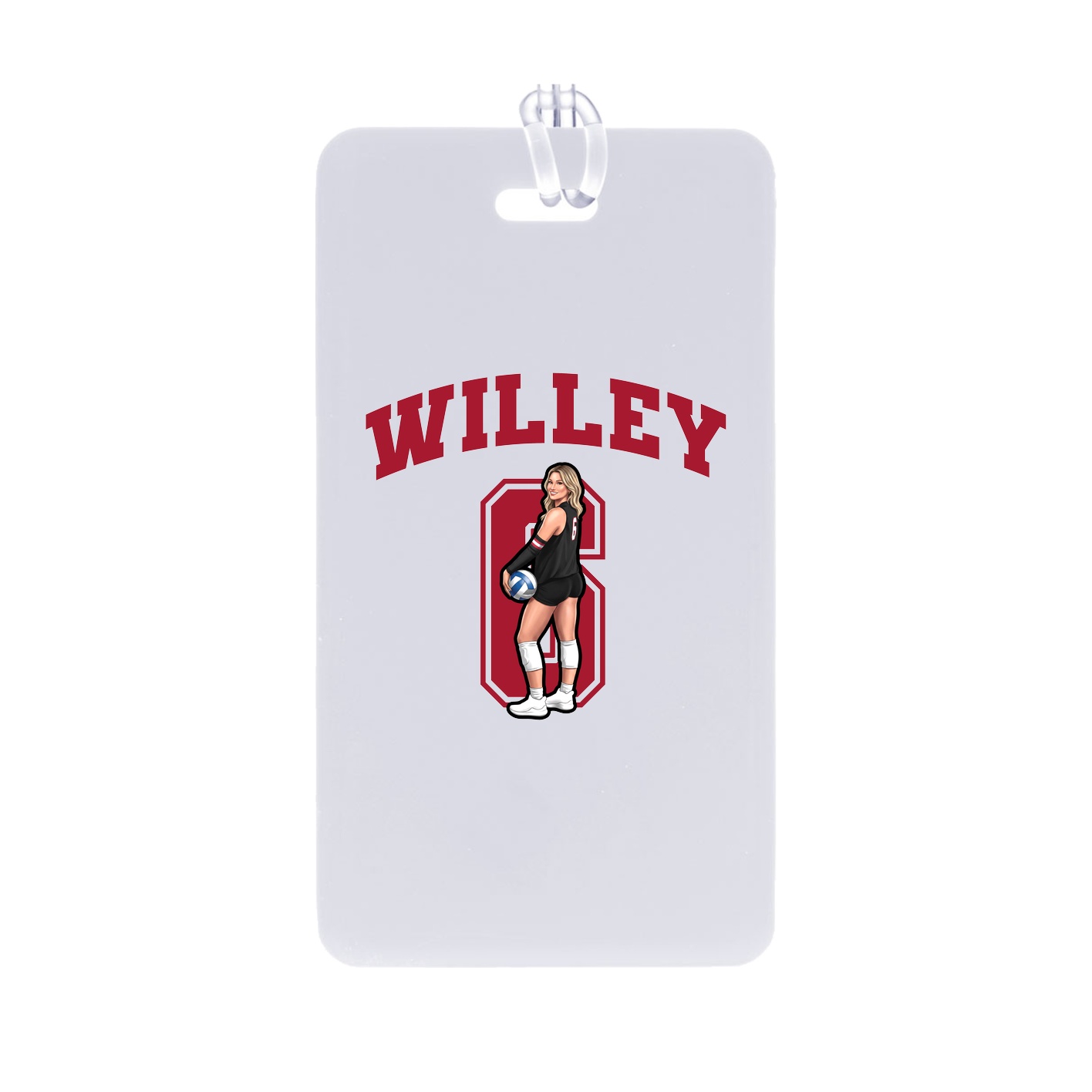 Bag Tag — Number in Classic
