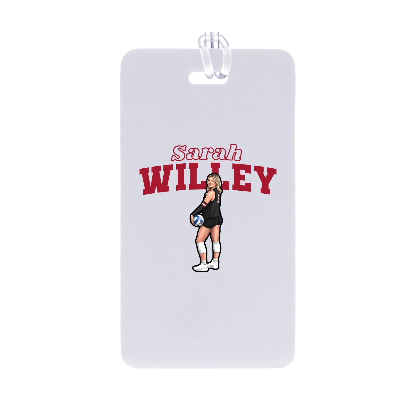 Bag Tag — Name Arch in Classic