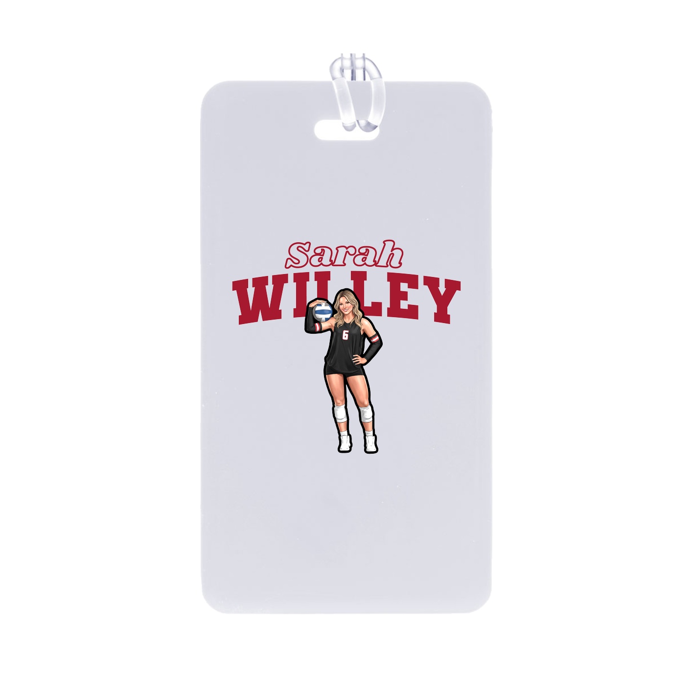 Bag Tag — Name Arch in Classic