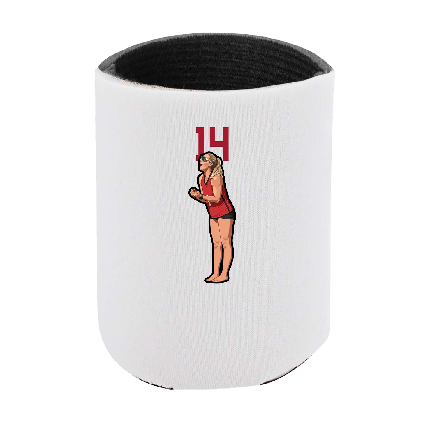 Can Holder — Number Top in White