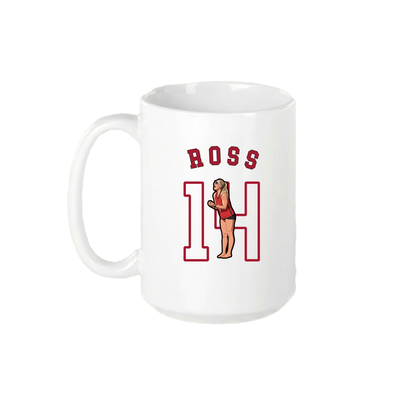 15oz Coffee Mug — Shirsey Arch in White