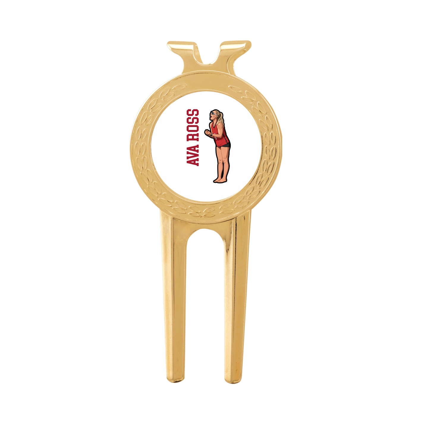 Divot Tool with Ball Marker — Name Vertical in Classic