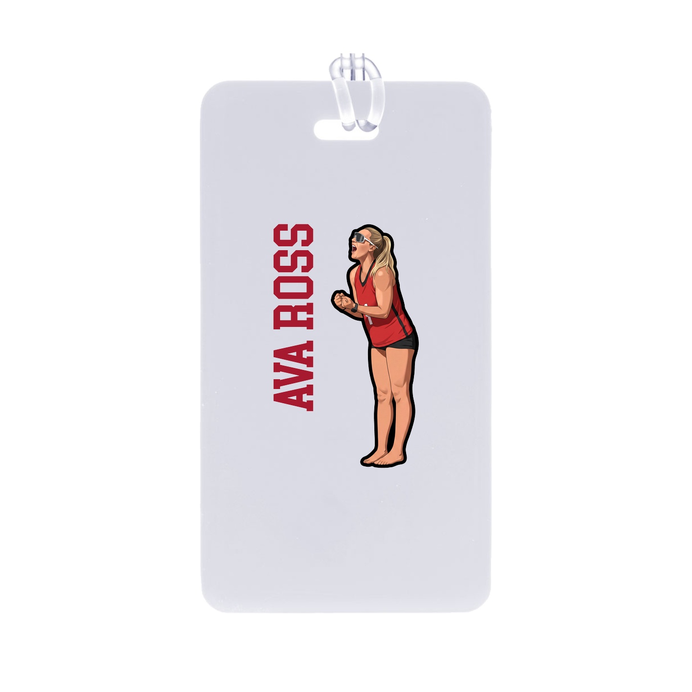 Bag Tag — Name Vertical in Classic