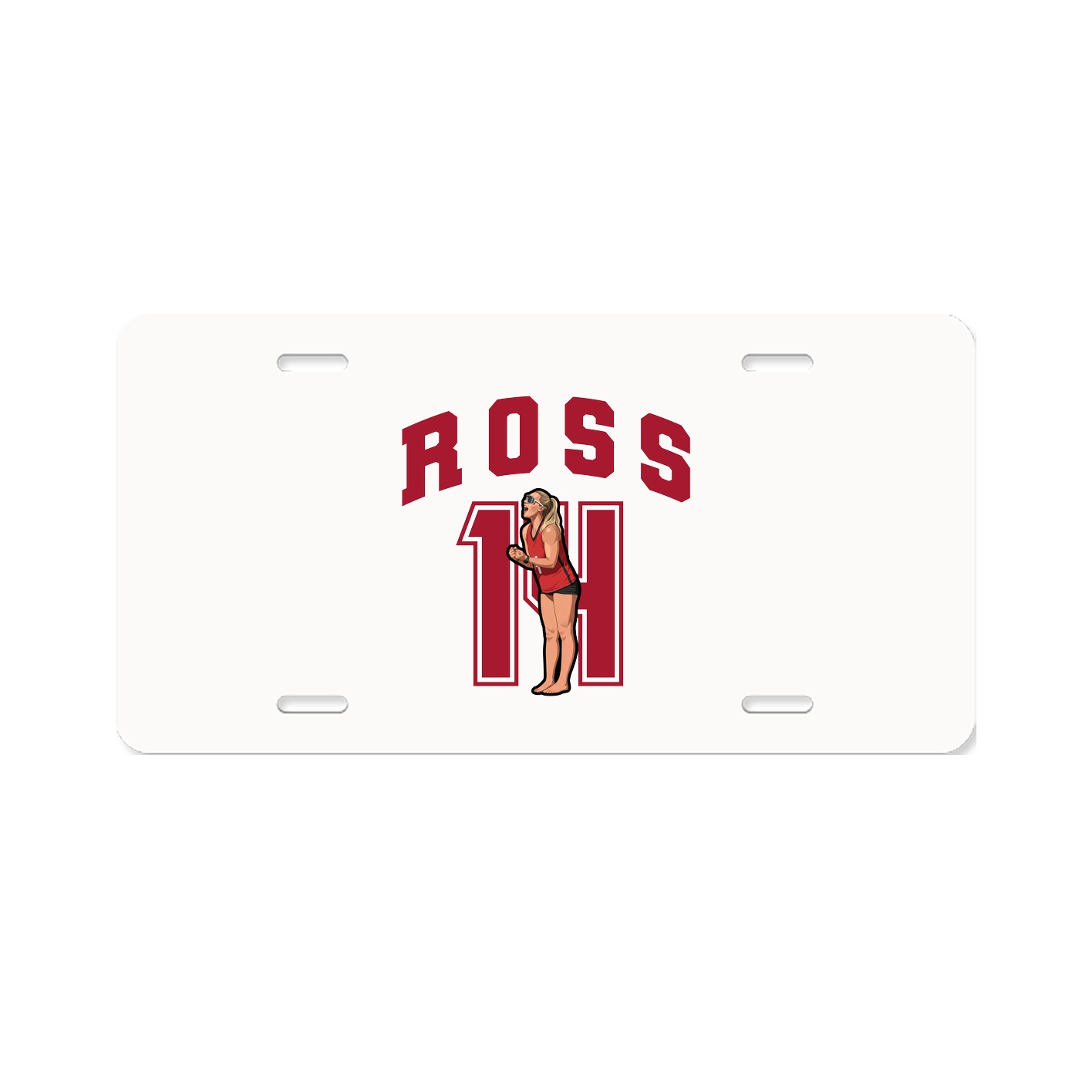 License Plate — Number in Classic