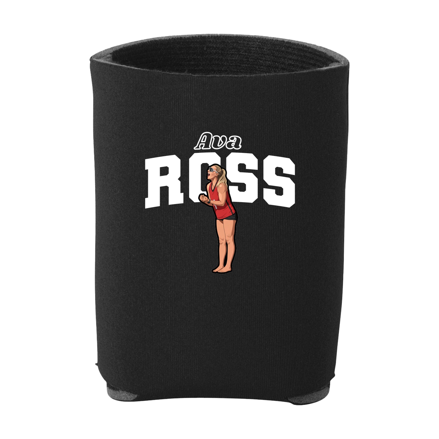 Can Holder — Name Arch in Black