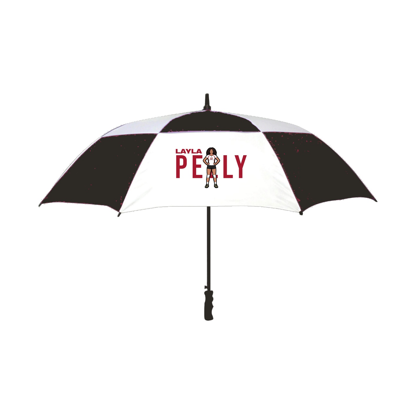 Golf Umbrella — Player Name in Black