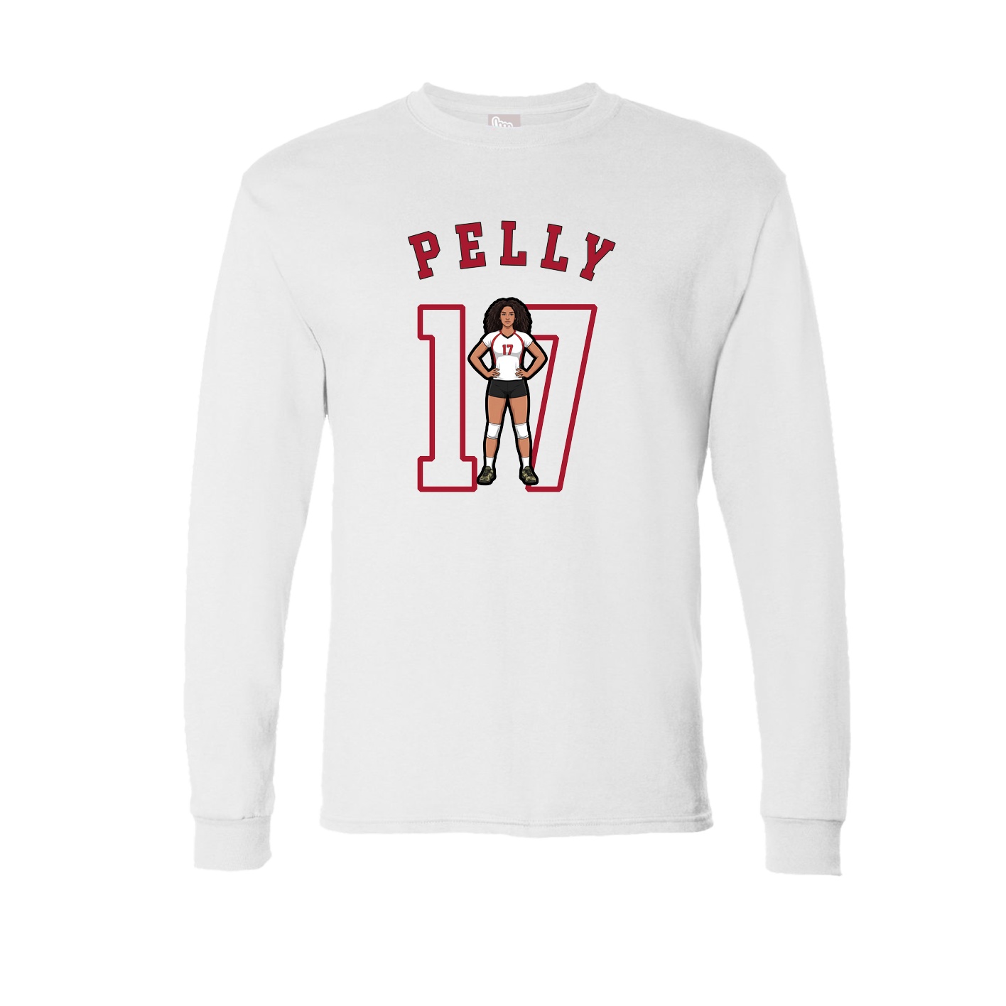 Long Sleeve Tee — Shirsey Arch in White