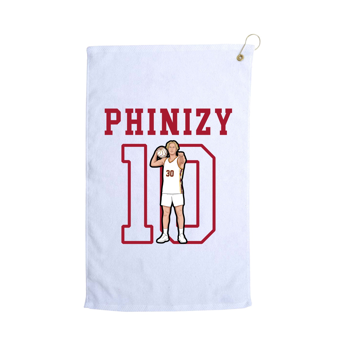 Golf Towel — Shirsey in White