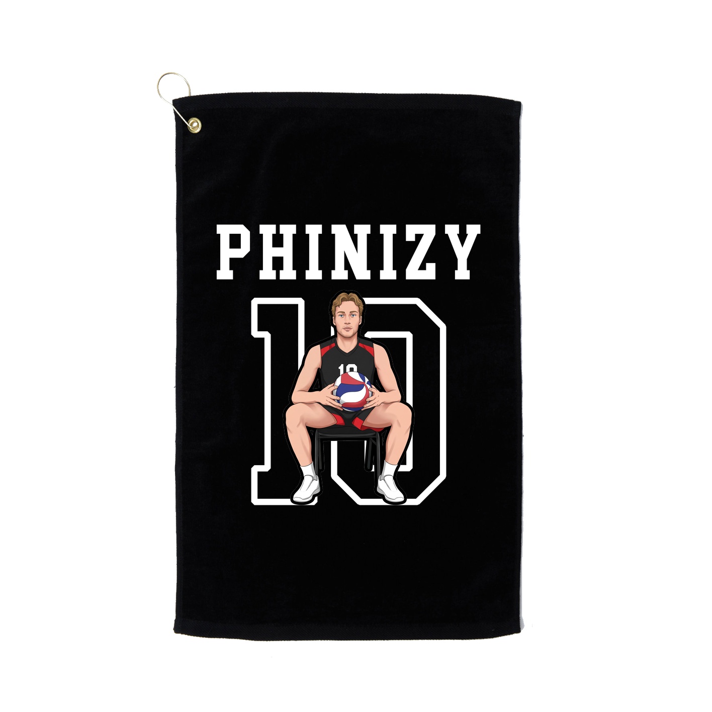 Golf Towel — Shirsey in Black