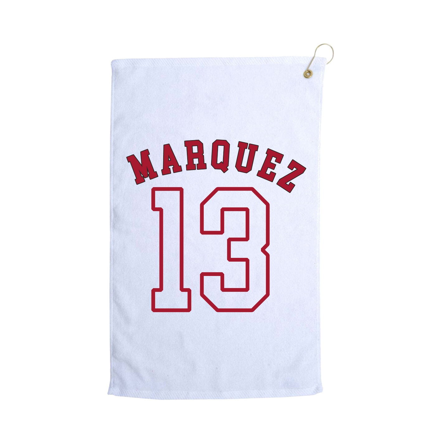 Golf Towel — Shirsey Arch in White