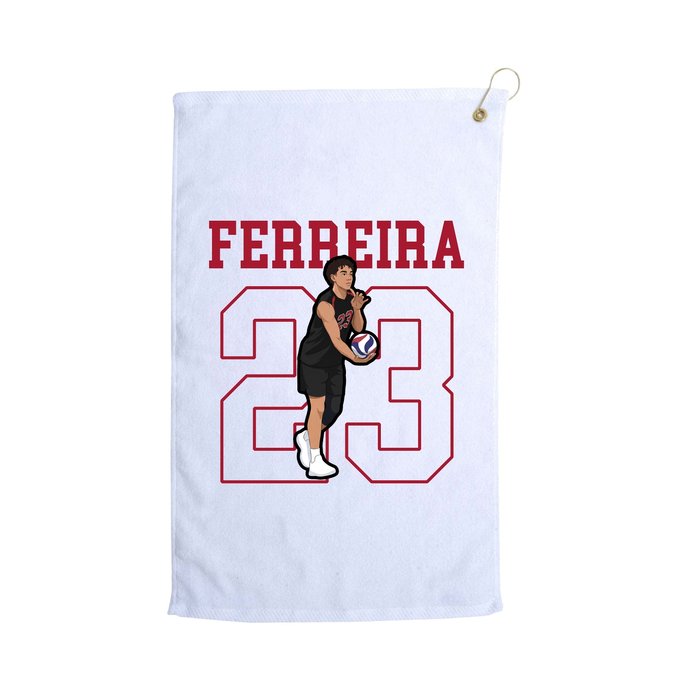 Golf Towel — Shirsey in White
